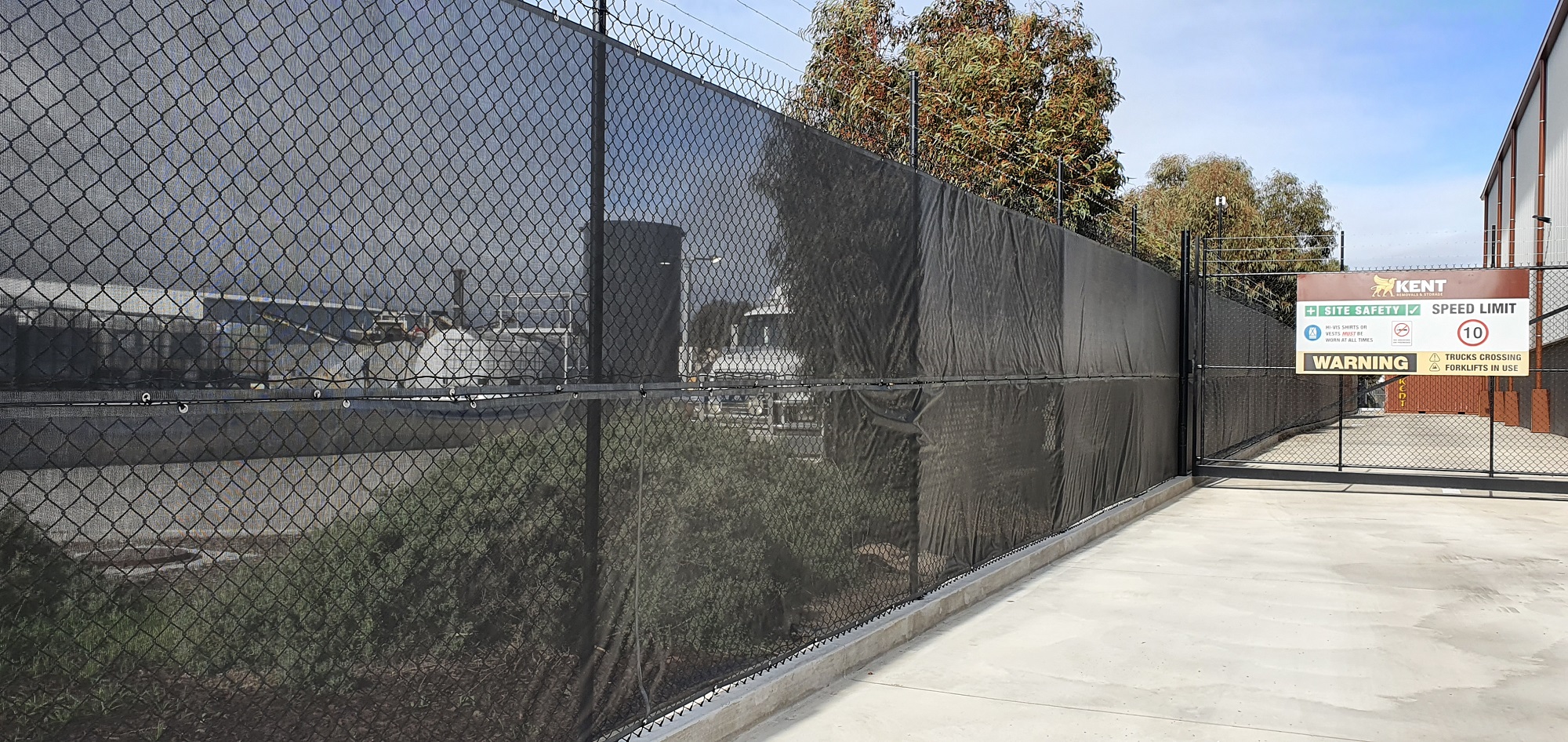 Commercial Fencing Adelaide Fence Centre Chain Mesh Security Fence Wingfield 2
