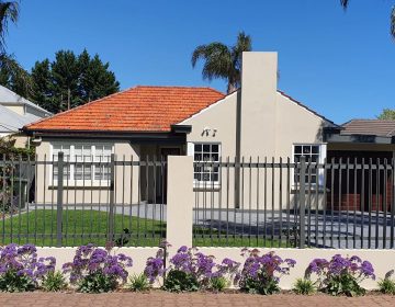 adelaide fence centre tube and pillar fence somerton park 1