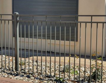 adelaide fence centre tube fence semaphore park 7